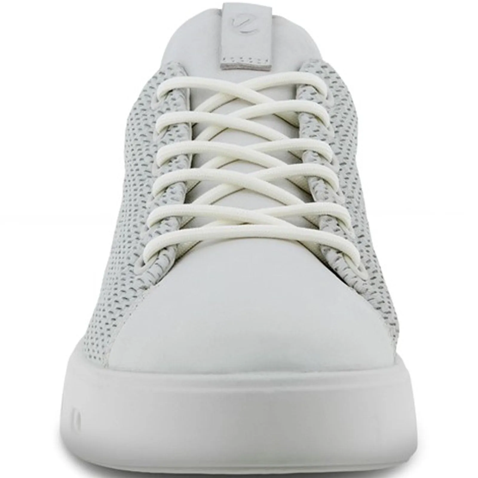 ECCO Womens Street 720 Leather Mesh GORE-TEX Trainers - White