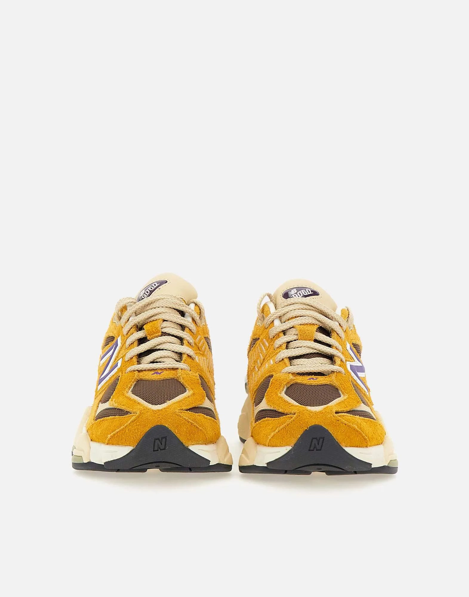 Ocher Yellow Leather U9060 Sneakers